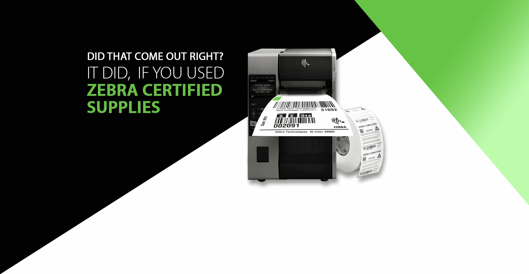 Zebra Certified Supplies PeakRyzex